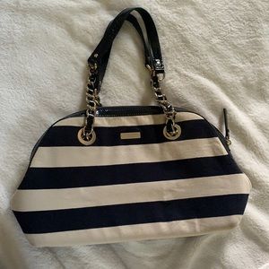 Kate Spade nautical stripe shoulder bag